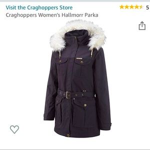 Craghoppers Women's Hallmorr Parka in Navy